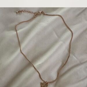 Elegant Gold Butterfly Necklace